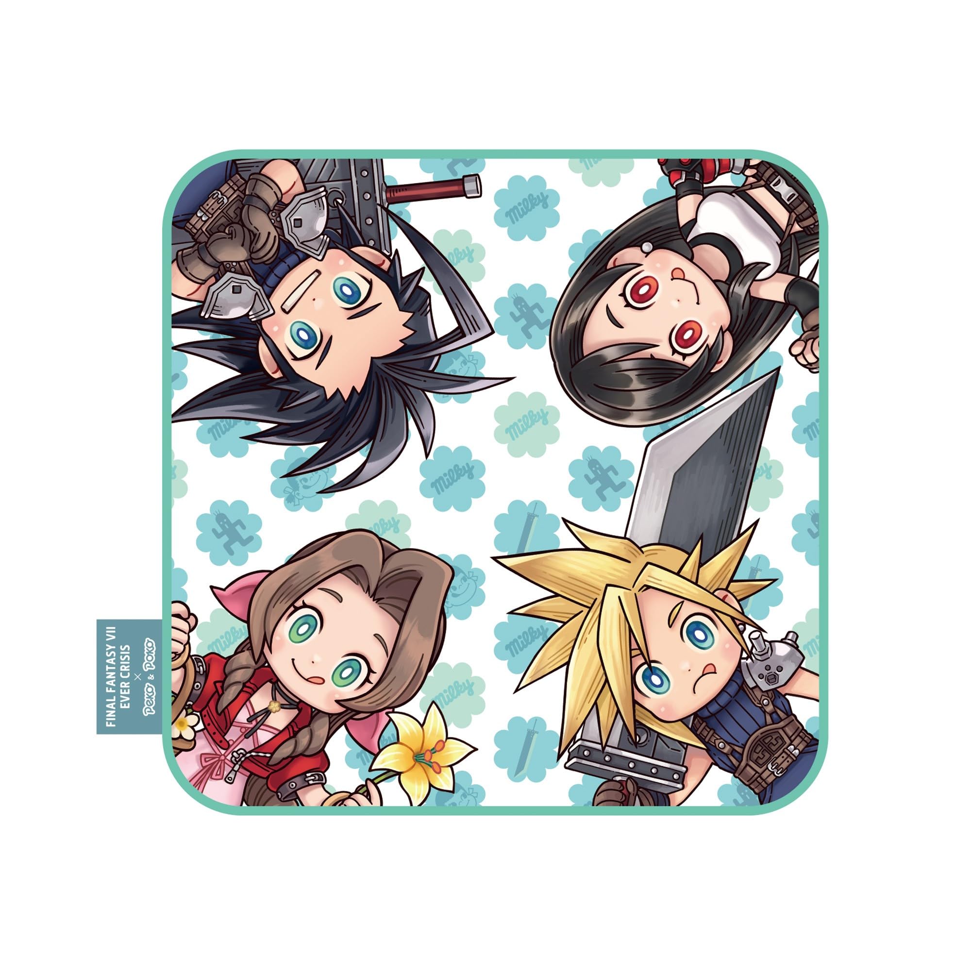 Amazon.co.jp: FINAL FANTASY VII EVER CRISIS × Peko & Poko ハンカチ
