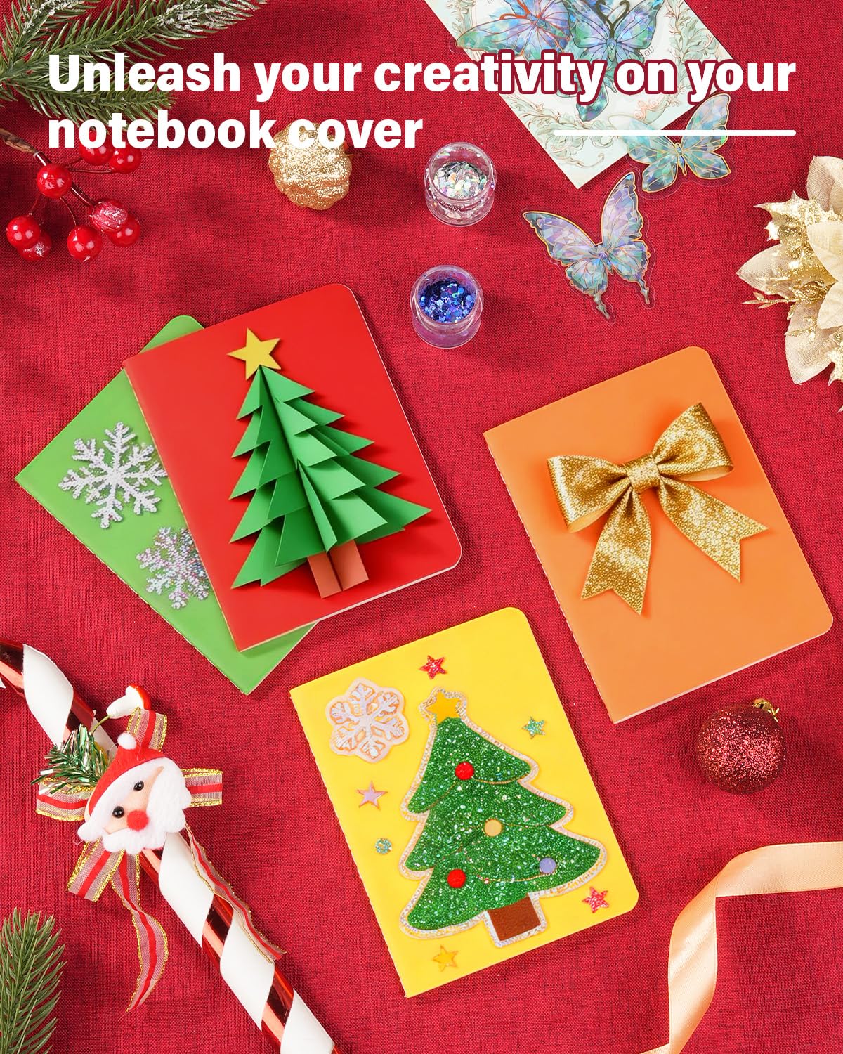 Dynta Kleines Notizbuch, Großpackung, 60 Packungen, A6 (10,8 x 14 cm), Mini-Skizzenbücher, blanko, bunt, unliniert, Taschen-Tagebücher für Kinder, Zeichnen, Notizblock, 30 Blatt/60 Seiten