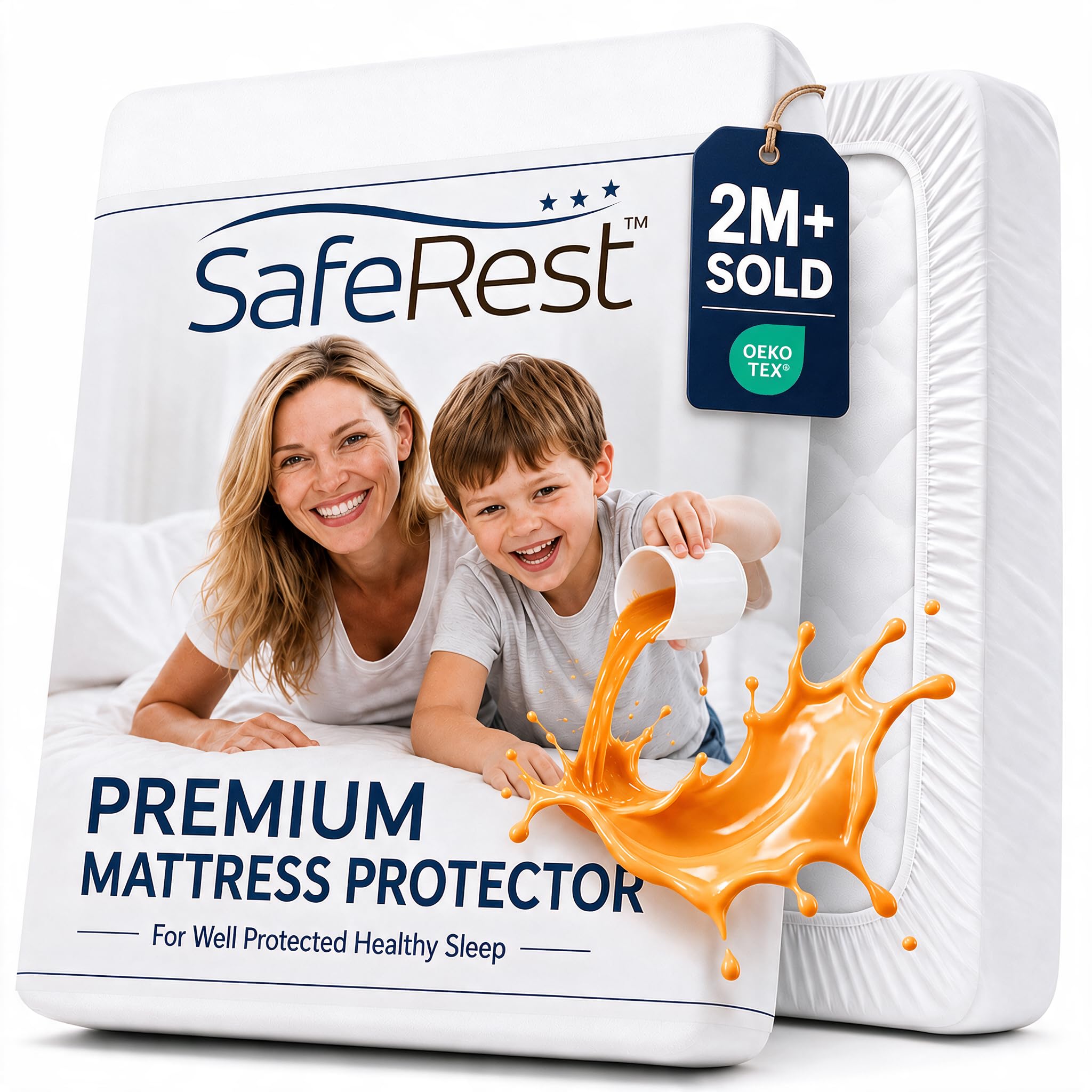 Queen Size Waterproof Mattress Protector L3235