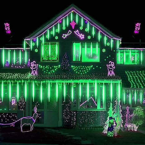 Recycle Christmas Lights 2022 O Fallon Mo Led Meteor Shower Rain Light, 50Cm 8 Tubes 432 Led Waterproof Outdoor Christmas  Lights Cascading Icicle String Light For Christmas New Year Night Lighting  Garden Tree Home Decor, Green : Amazon.co.uk: Lighting