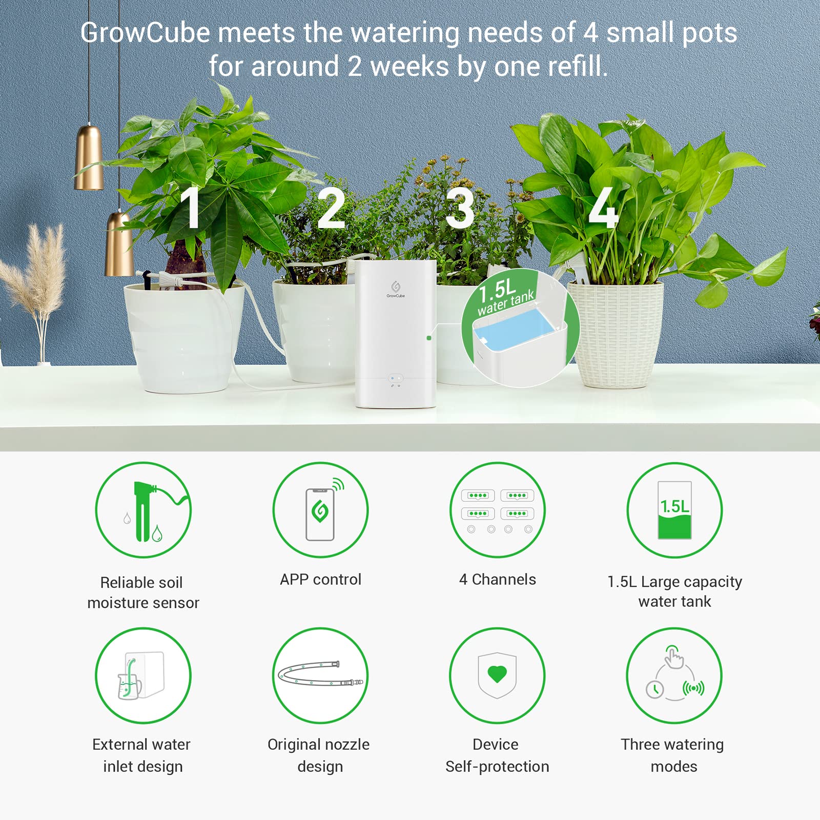 ELECROW GrowCube Automatic Watering System For Potted