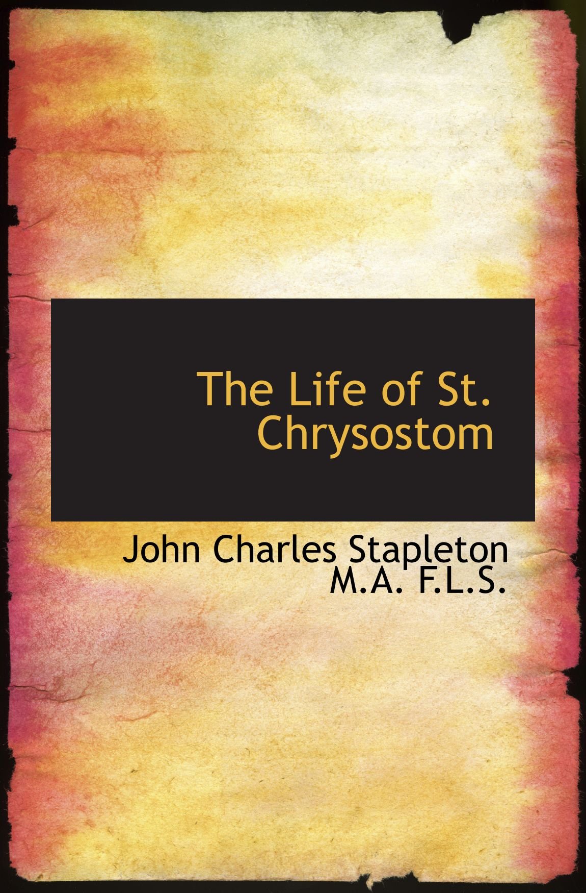 The Life of St. Chrysostom
