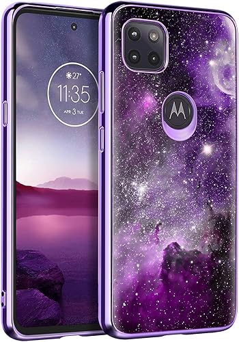 Miniatura 8 de BENTOBEN Funda compatible con Moto One 5G Ace (2021)Moto G 5G, delgada que brilla en la oscuridad, a prueba de golpes, híbrida protectora contra