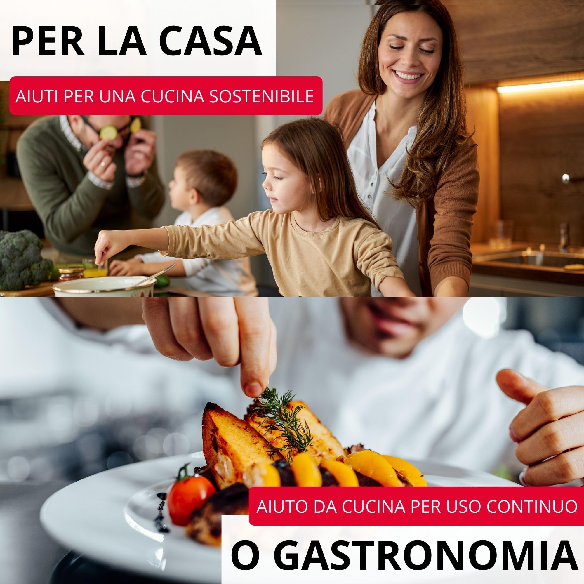 Westmark Cestino portaoggetti da cucina, 3 scomparti, Con maniglia, Dimensioni: 26,5 x 27,8 x 10 cm, Bambù, Tapas + Friends, Marrone chiaro, 69822270
