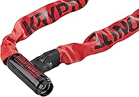 Vista 2 de Kryptonite Keeper 785 Cerradura de cadena para bicicleta, 2.8 pies de largo, cerradura de cadena para bicicleta antirrobo resistente con llaves