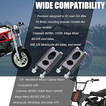 Amazon.com: 22mm Handlebar Risers,7/8