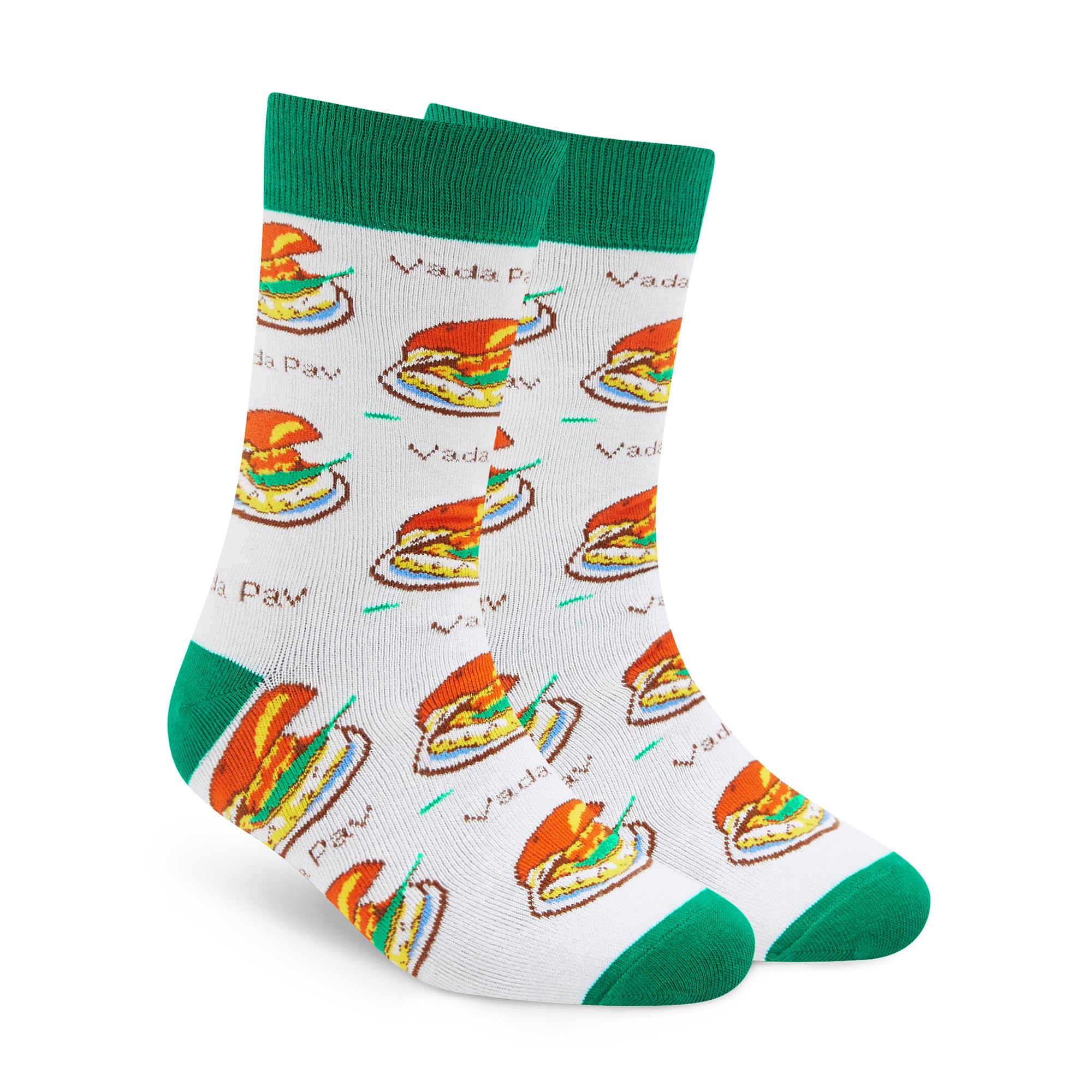 dynamocks Men's and Women's Combed Cotton Crew Length Socks (Pack of 1, Multicolour, Free Size)-picture-43