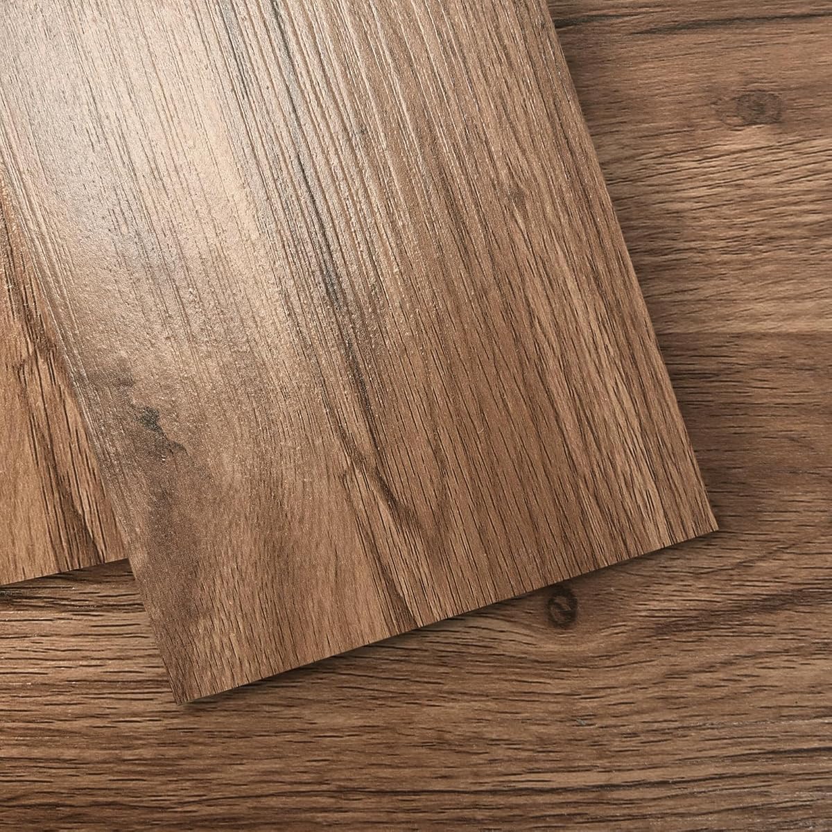 Art3d Wood Texture Peel and Stick Vinyl Floor Planks, 36-Pack, Rosewood | Cover 54 sq.ft, Waterproof, Self-Adhesive, Scratch Resistant, Premium Vinyl, Ideal for Bedroom, Living Room, Kitchen, RV