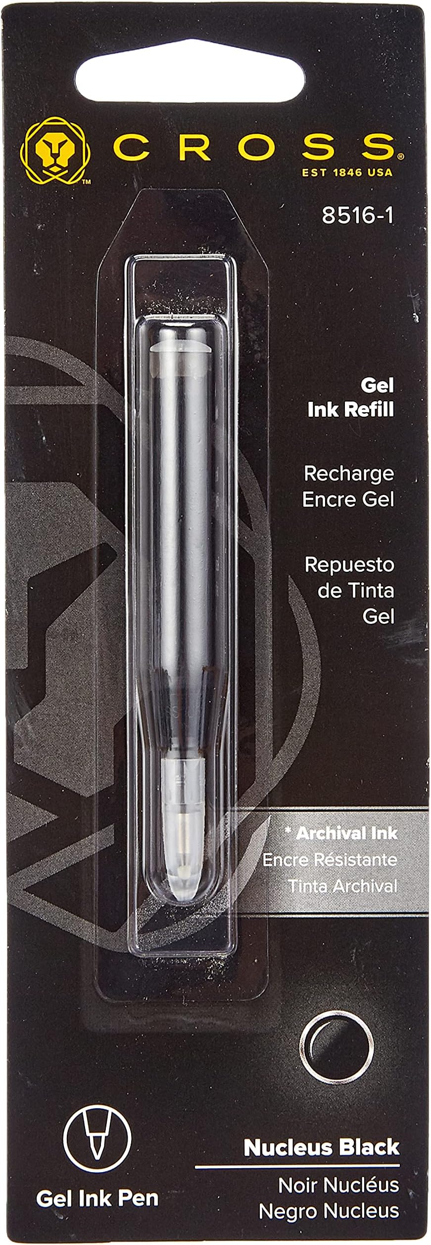 Cross Rollerball Gel Ink Refill for Selectip Pens, Medium