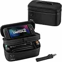 Switch本体（箱付き）ジョイコン2本&ケース付きセット Amazon.co.jp: JSAUX Switch 2 ケース 大容量収納｜オールイン
