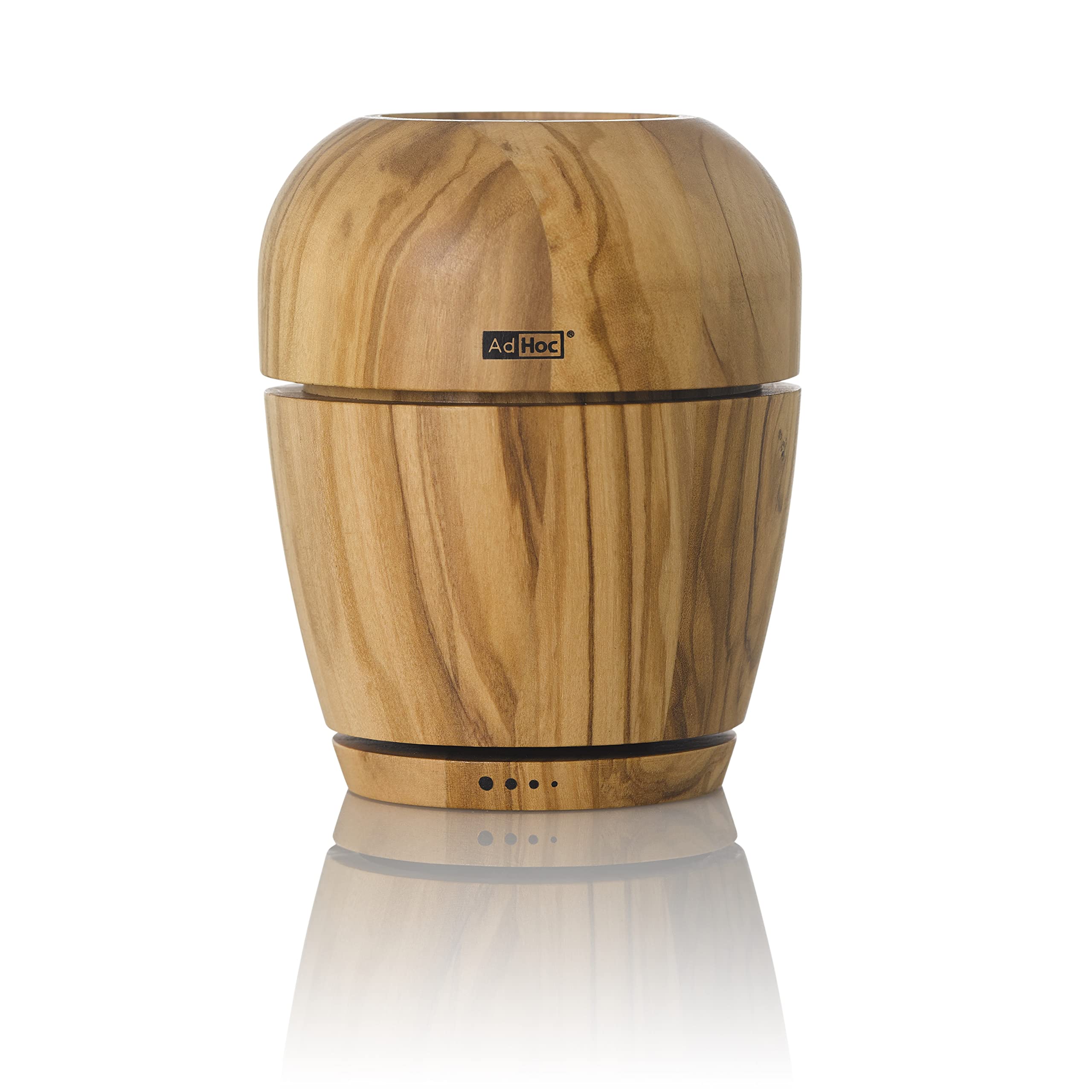 Moulin à Poivre Ou Sel AdHoc WISH – Bois D’Olivier Et Verre – Broyeur Céramique CeraCut®