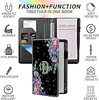 Vista 6 de Diseña Tus Propios Libros de Servicio con Nombre e Iniciales para Camareras, Dikoer Libro de Servicio de Camarero Personalizado con Nombre