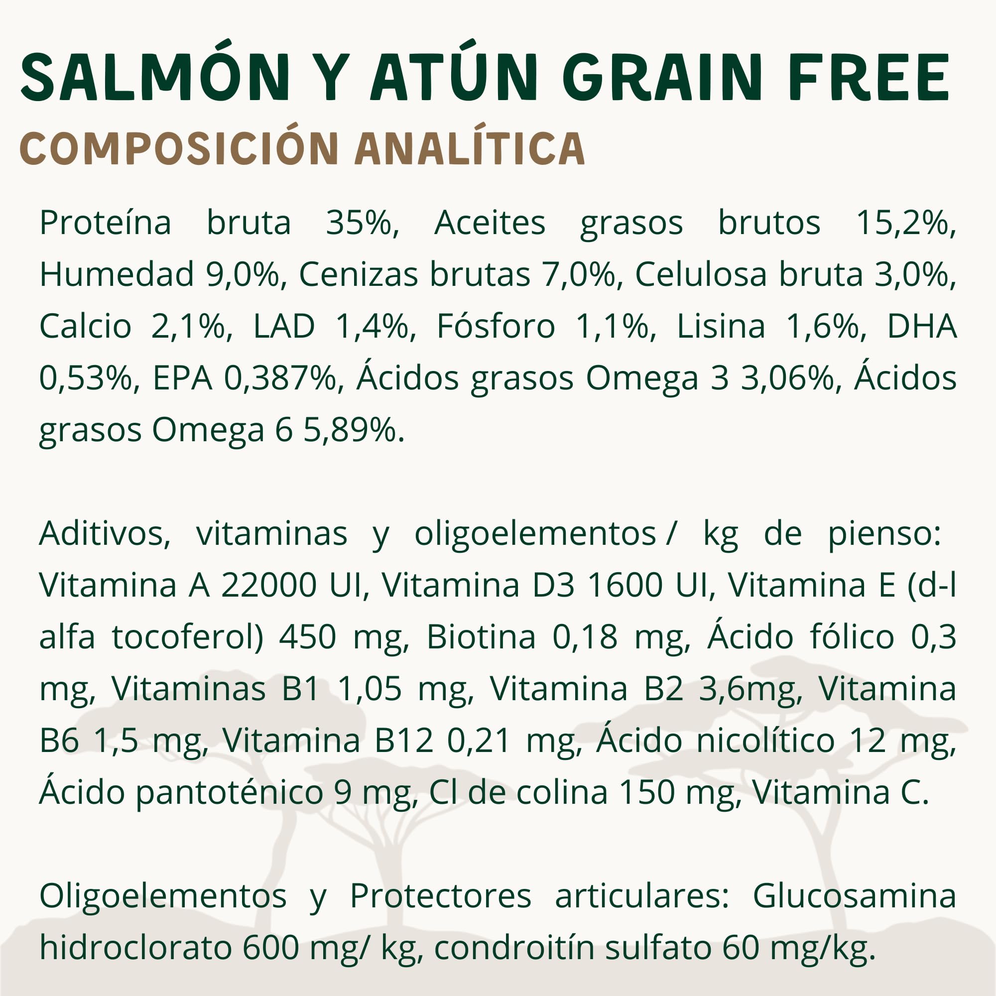 Pienso Hipoalergénico para Perros Adultos con Salmón y Atún, Savanna Hypoallergenic Sin Cereales Grain Free, Piel Sensible y Digestión, Racao Caes Sem Cereais, Todas Las Razas, 14 Kg
