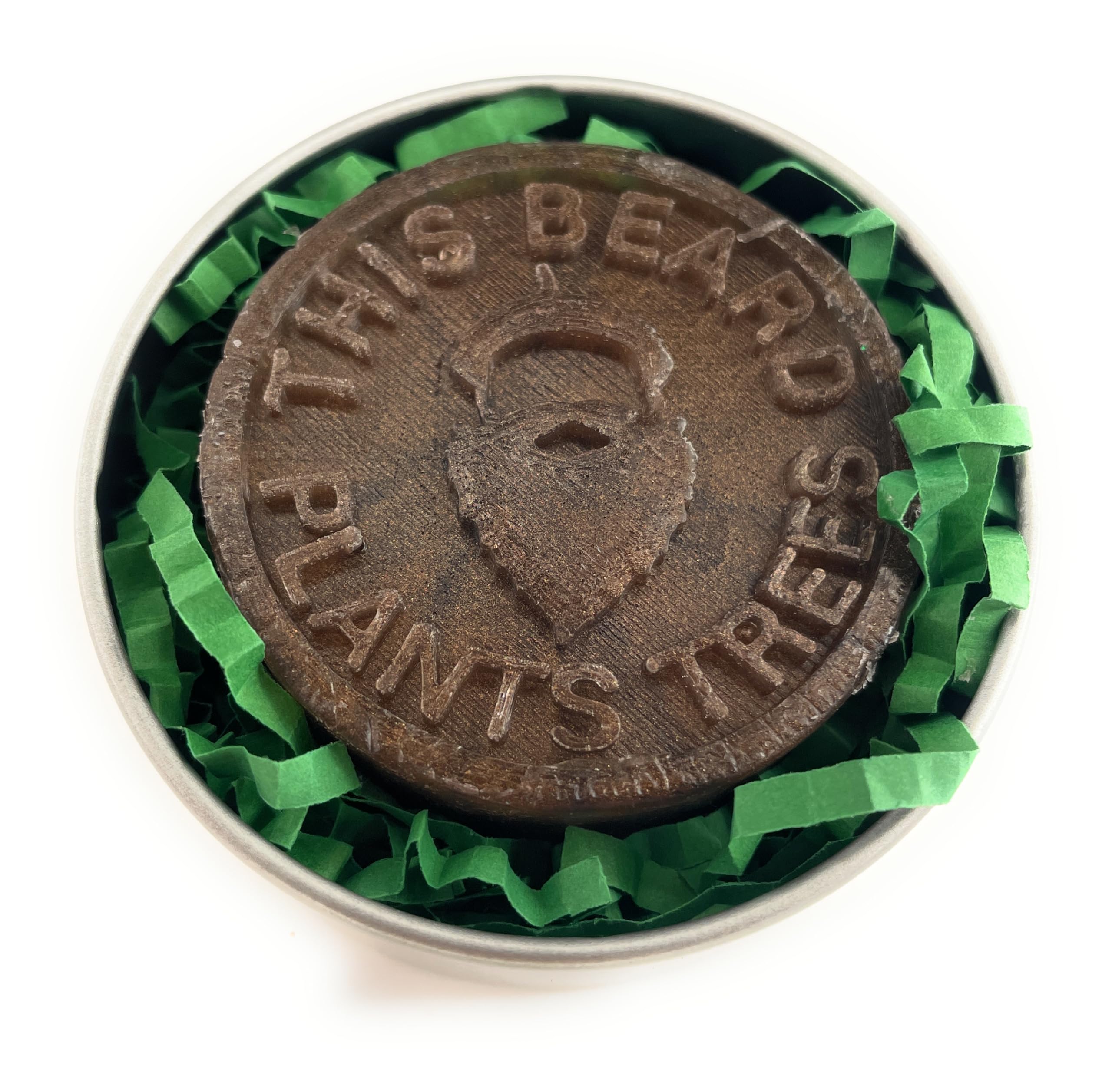 Clean Dirt Beard & Mustache Wash Bar – Natural Solid Shampoo for Men | Travel (1.75 oz)