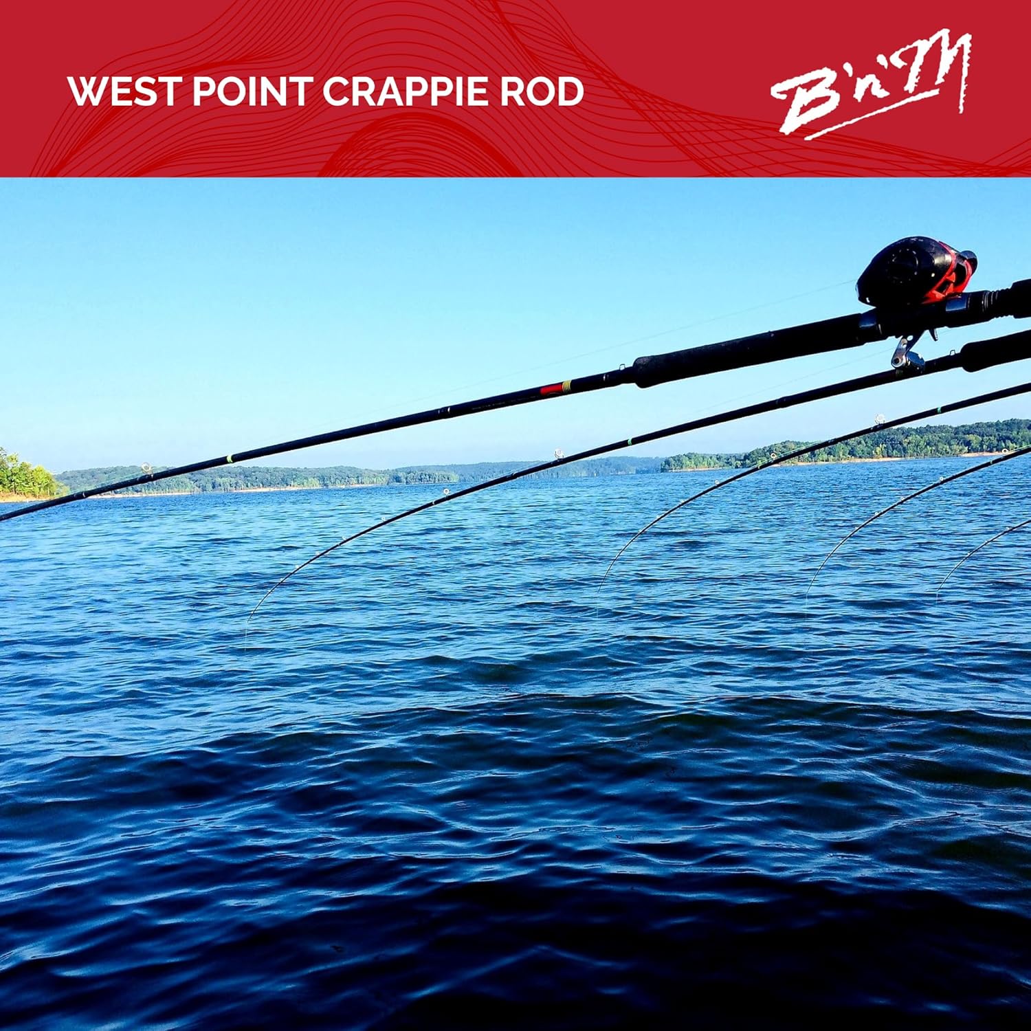 B'n'M Poles - West Point Crappie Rod, 14 Foot (3 Sections)