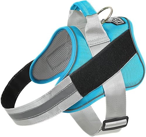 Miniatura 26 de Bolux - Arnés para perro, reflejante y transpirable, ajustable, con asa, para sacarlo a pasear, no más tirones ni asfixia (color negro, talla M)