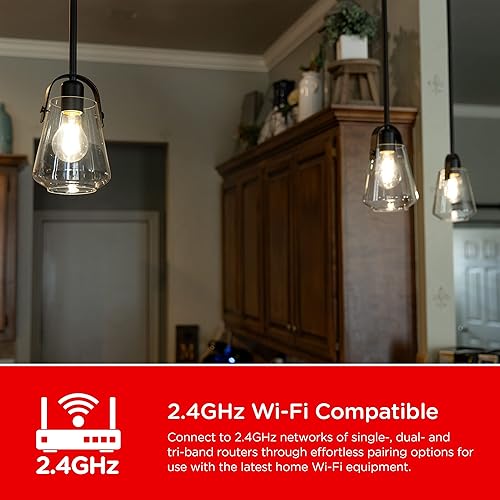 Miniatura 10 de UltraPro Bombilla LED inteligente Wi-Fi, A19, equivalente a 60 W, RGB, cambio de color, blanco seleccionable 2700K - 6500K, regulable, requiere