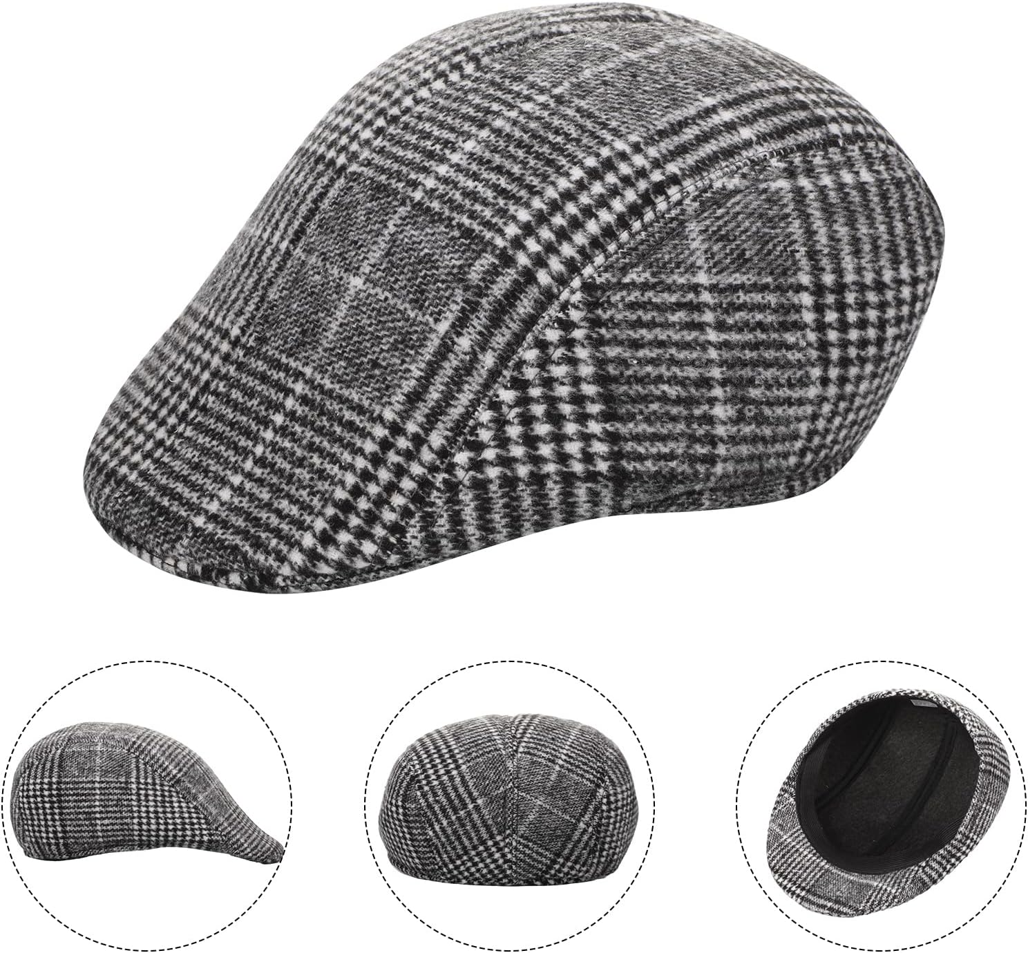 WILLBOND 9 Pieces 100 Days of School Costume for Boys, Old Man Costume for Kids Grandpa Cosplay - Image 3