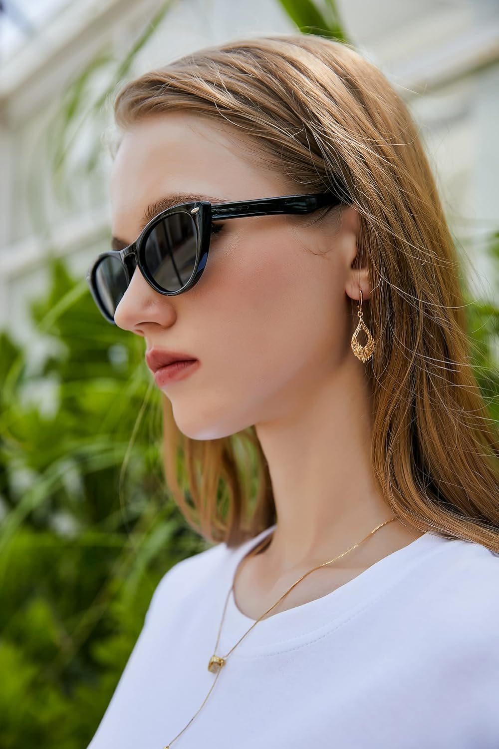 FEISEDY Retro Cat Eye Sunglasses Women Men Vintage Small Cateye UV400 Sunglasses B2617 - Image 5