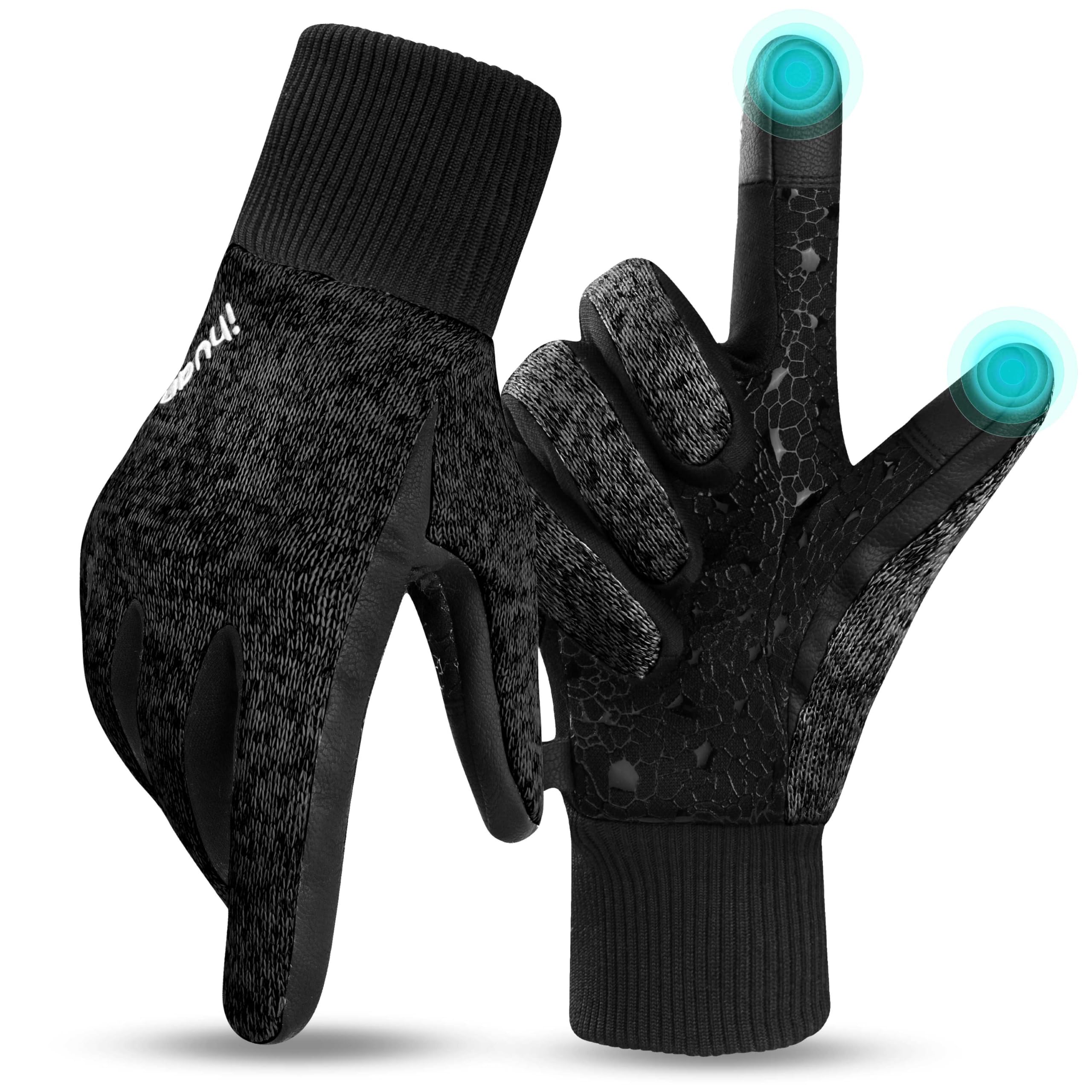 ihuan Winter Waterproof Touchscreen Gloves Women Men for Ski Snow Thermal