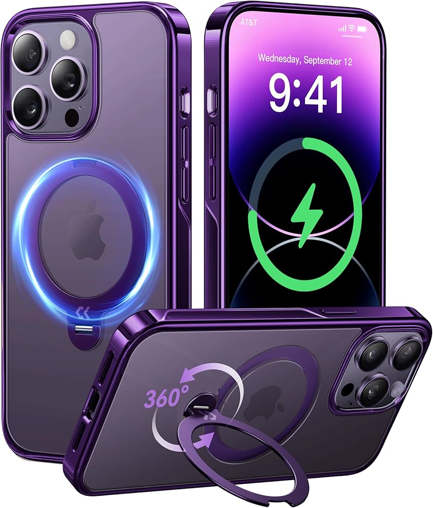 CASEKOO iPhone 14 Pro Max ケース Amazon.com: CASEKOO Royal Purple Titanium for iPhone 14 Pro Max