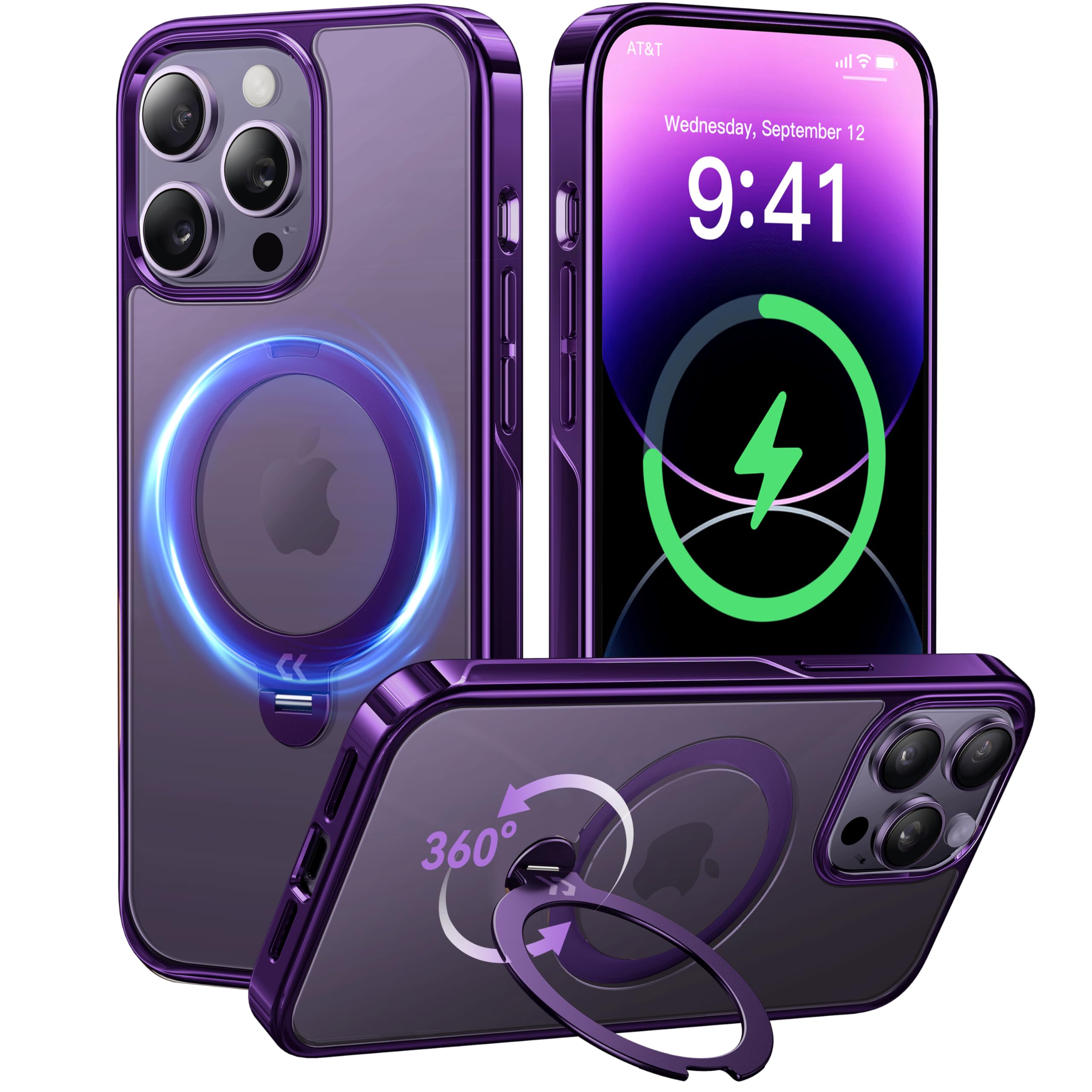 CASEKOO iPhone 14 Pro 用 ケース Amazon.com: CASEKOO Royal Purple Titanium for iPhone 14 Pro Max
