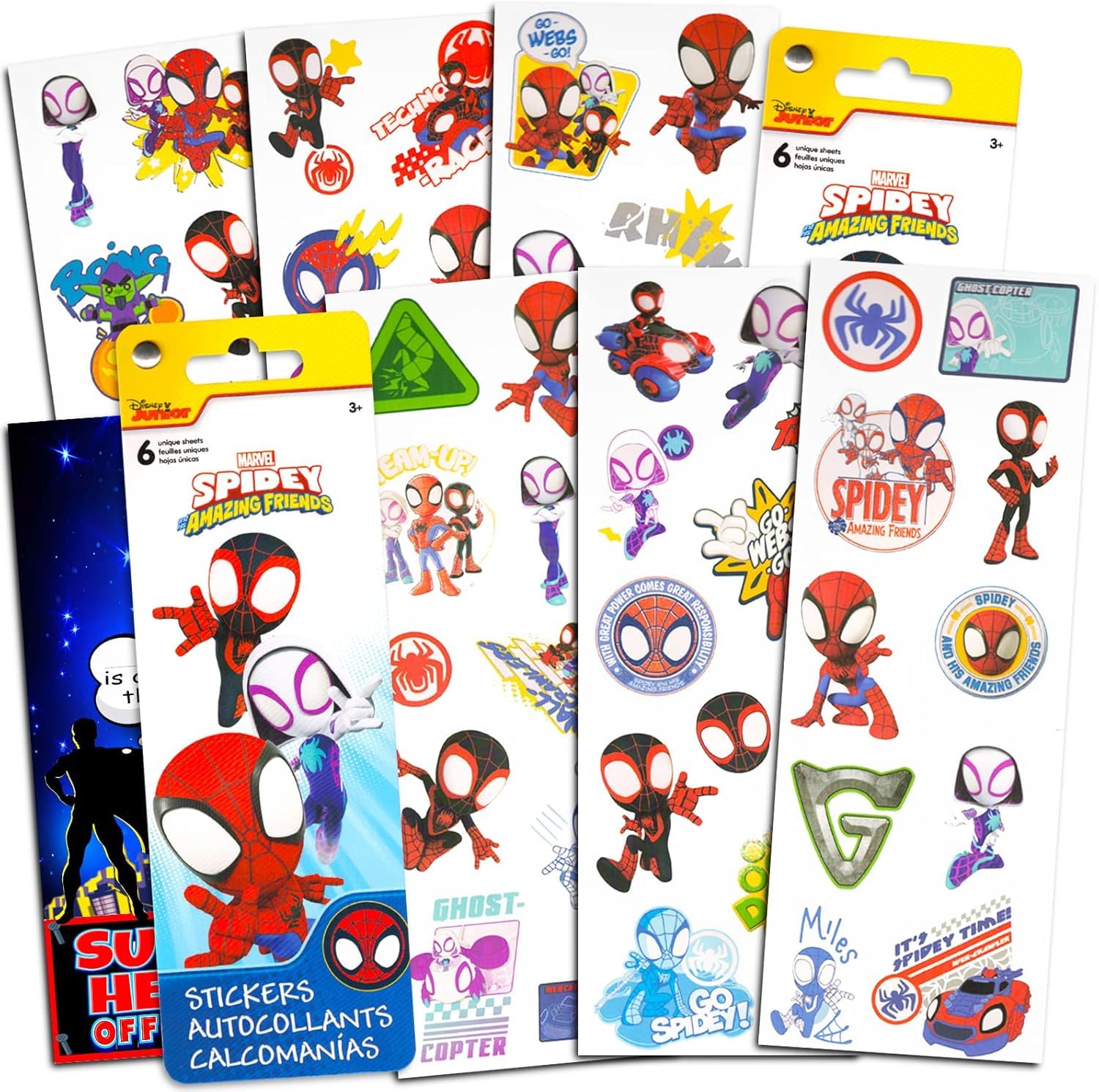 Amazon.com: Marvel Spidey and His Amazing Friends Stickers for