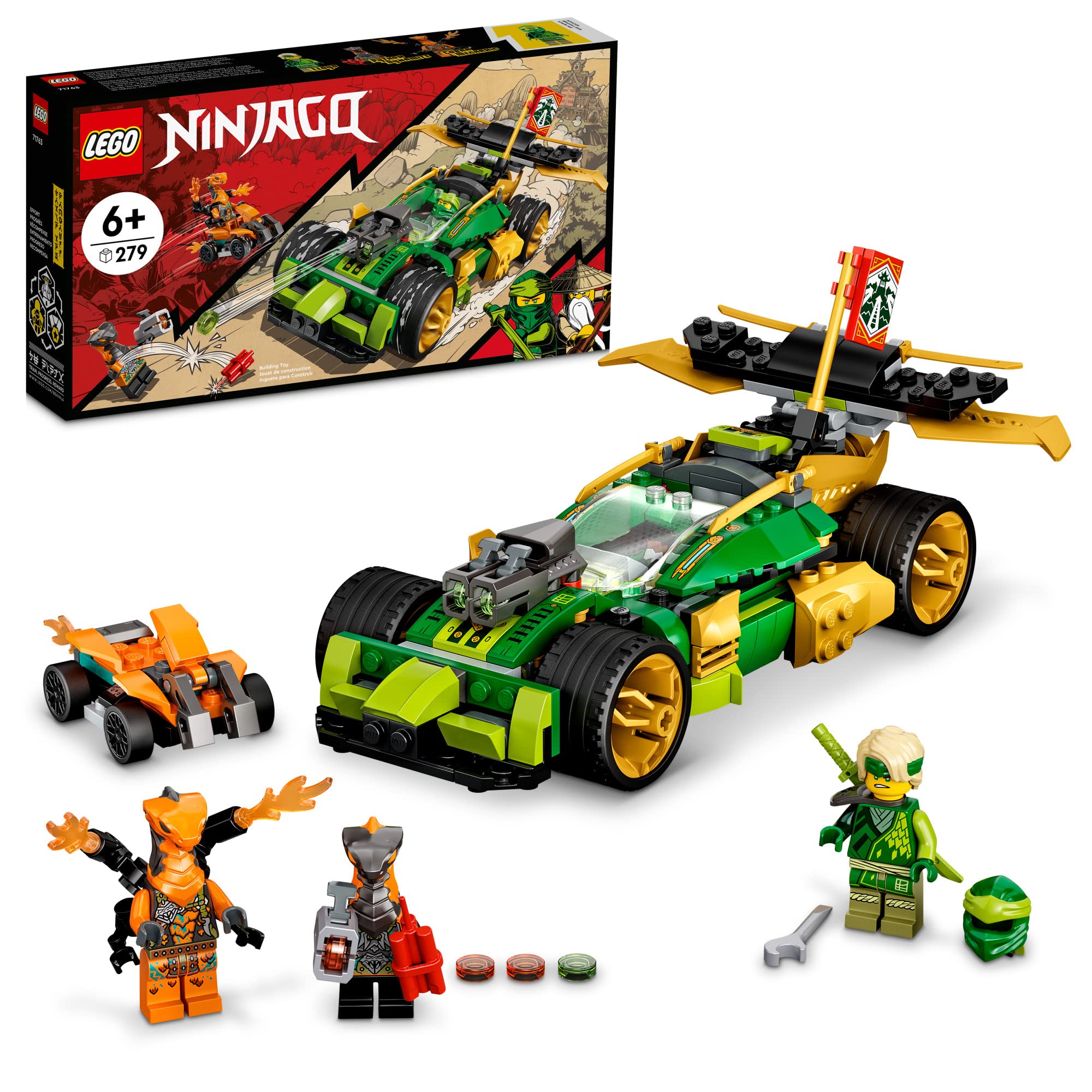 Buy LEGO NINJAGO Lloyd s Race Car EVO 71763 Building Kit Featuring A
