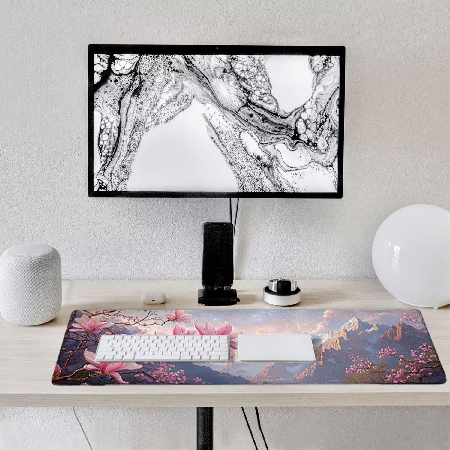Podkładka pod mysz do gier, 1200 x 400 mm XXL Podkładka pod mysz do gier, duża, antypoślizgowa wodoodporna, rozszerzona długa podkładka pod mysz do klawiatury XXL, akcesoria biurowe, dla graczy, PC