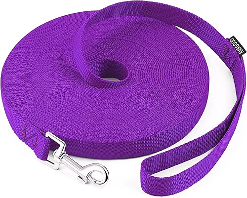 Miniatura 7 de AMAGOOD Correa de entrenamiento para perros y cachorros de recordatorio de obediencia para entrenamiento de 15 pies, 20 pies, 30 pies, 50 pies  4.57