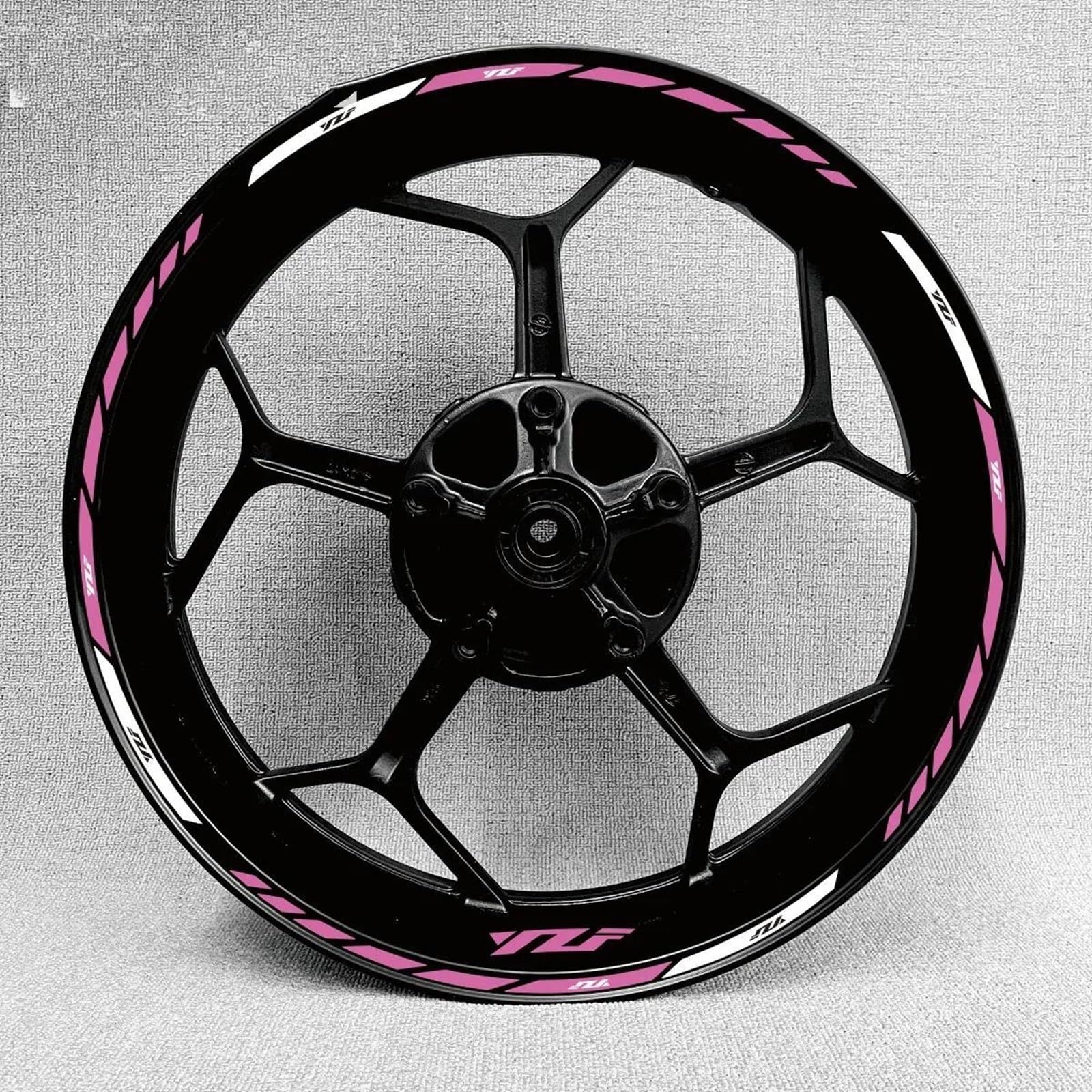 Stickers Motorcycle Accessories Wheel Stickers Reflective Rim Motorbike Waterproof Decals for Yamaha MT-09 MT09 MT07 MT10(Style 9)