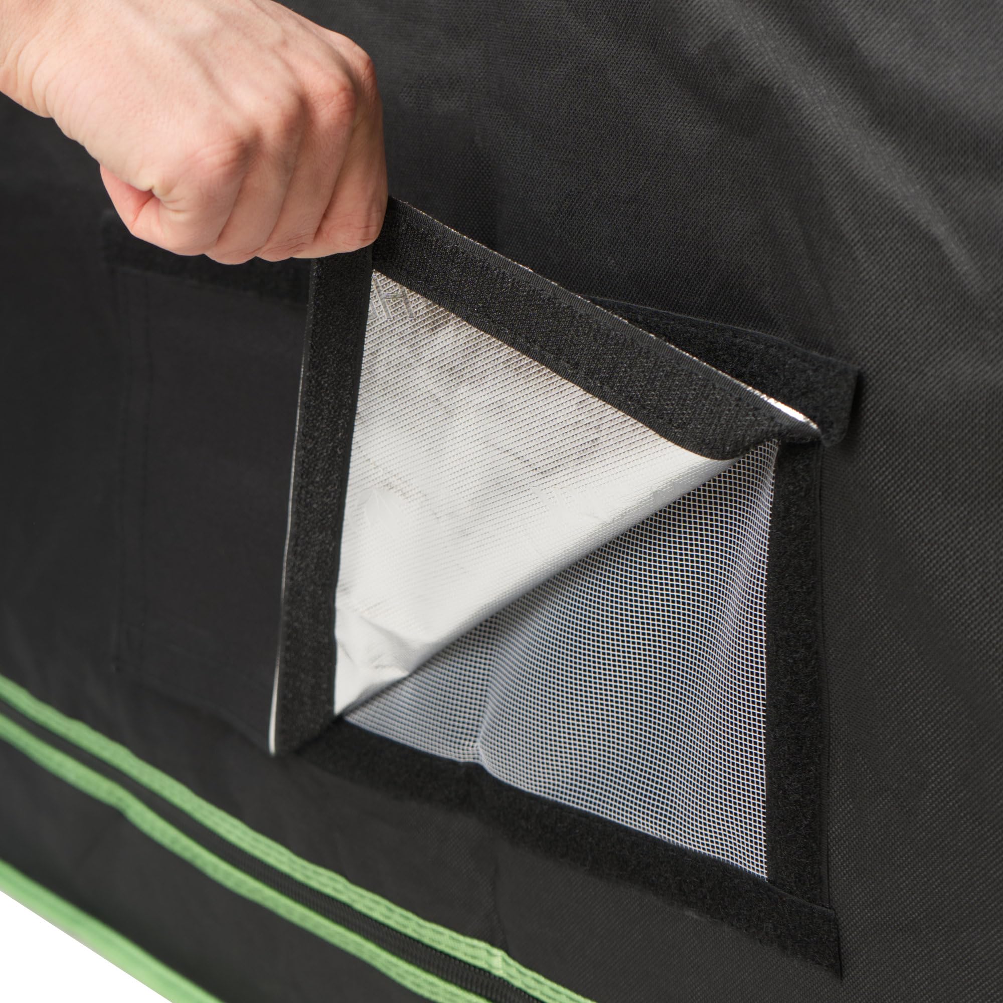 Growzelt 240 x 120 x 180 cm | MyHomeGrow Grow Tent, Grau | Indoor Grow Tent für Pflanzenzucht | Growbox, Homegrow, Growschrank | Zuchtzelt, Pflanzenzelt, Anzuchtzelt, Gewächshaus
