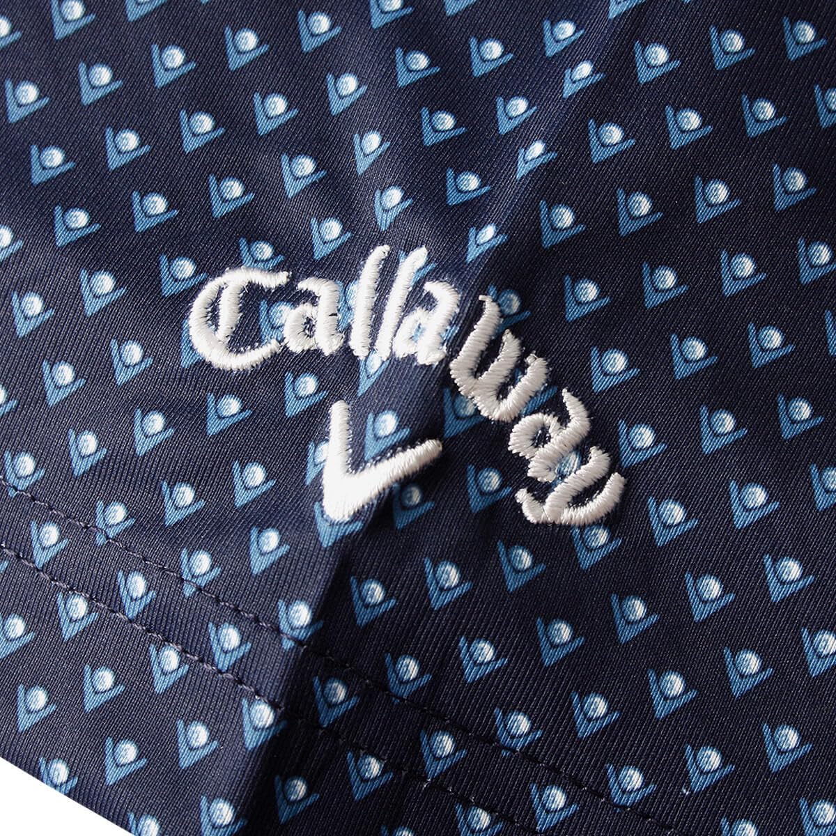 Callaway Polo da Golf Opti-Dri da Uomo con Micro Stampa, Facile da Pulire, Peaccoat., XL