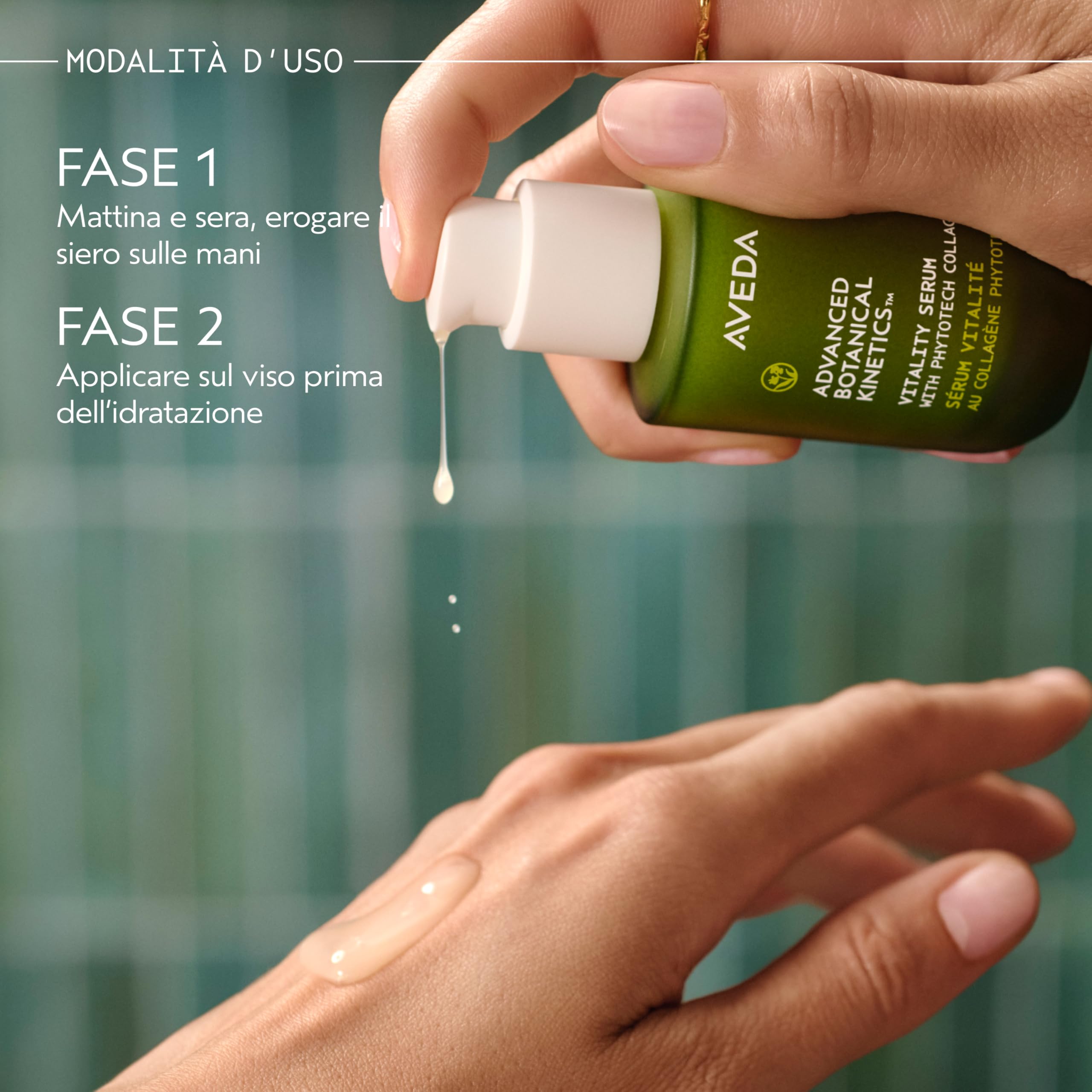 Aveda Advanced Botanical Kinetics™ Siero Rivitalizzante - Siero anti-età - Attenua rughe e linee sottili - Per tutti i tipi di pelle (30 ml)