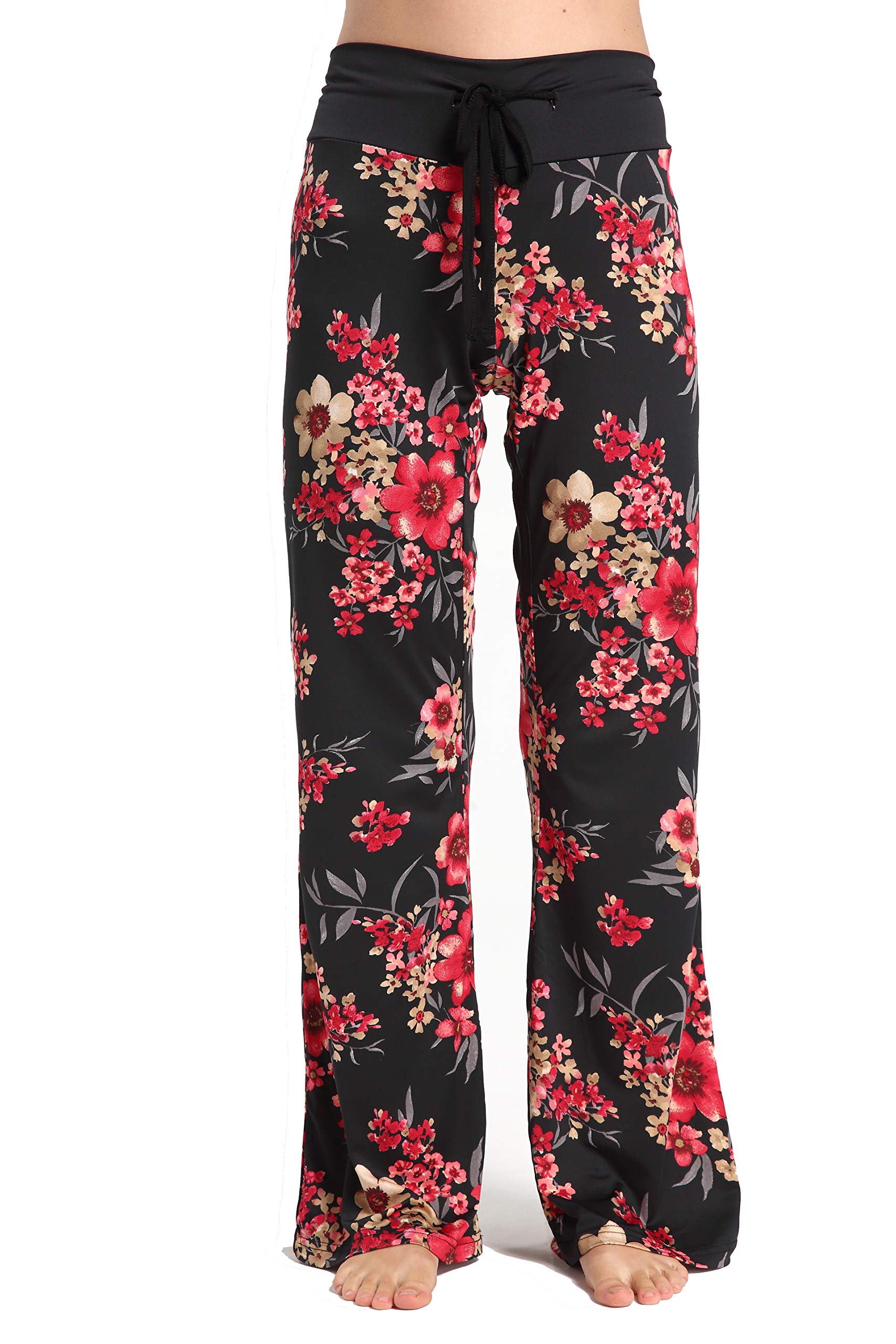 CYZ Womens Casual Stretch Cotton Pajama Pants Simple Lounge Pants