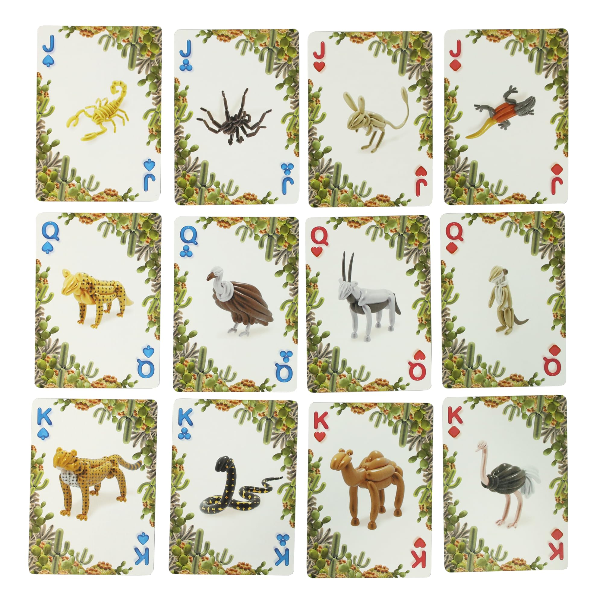 Balloon Ocean and Desert Bicycle Playing Cards - 2 Deck Set with Fun Original Art - Ideal for Childrens Parties - Image 3