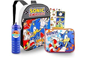 Silver Sonic Backpack: Essential Back-to-School Bundle for Sonic Fans