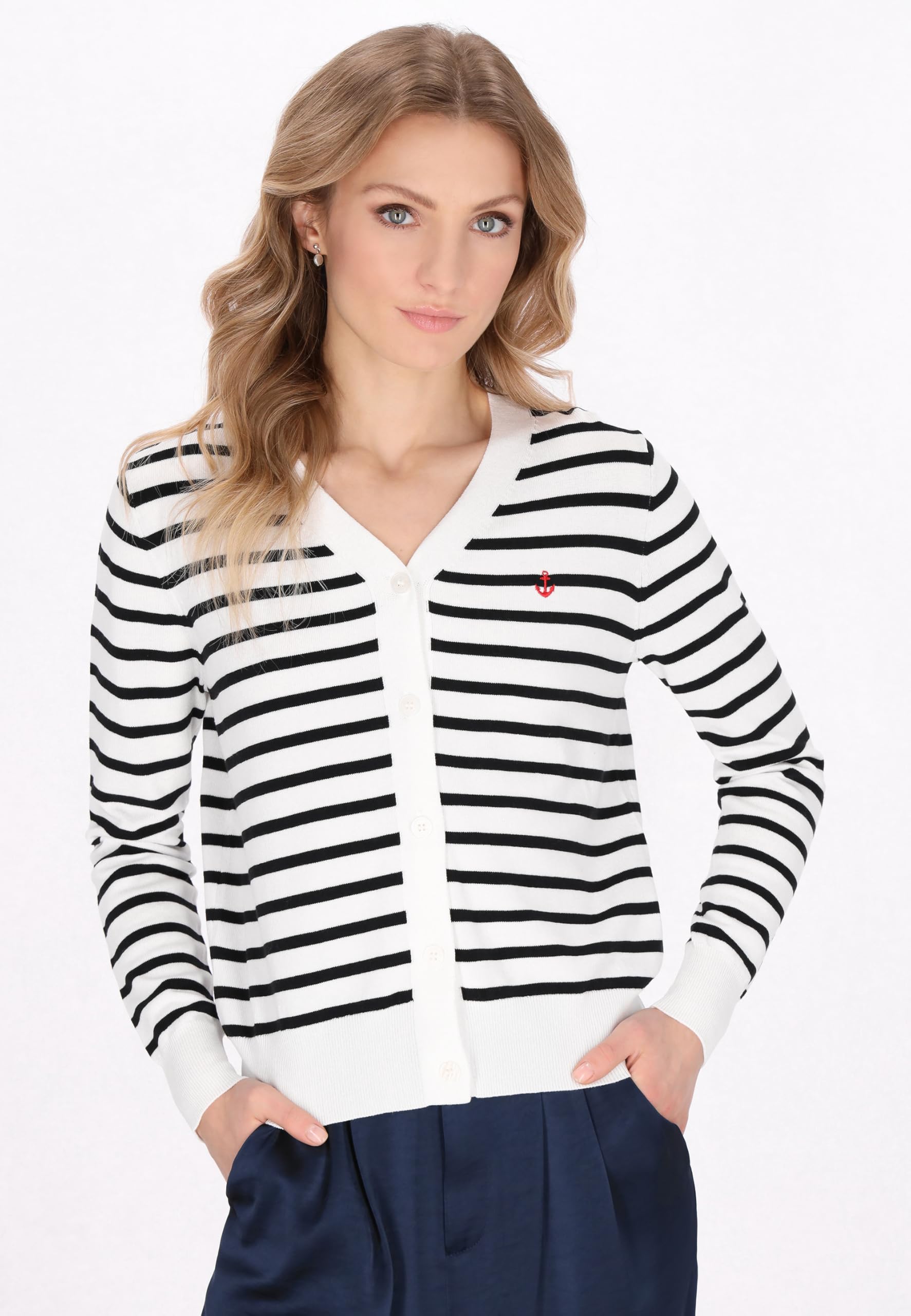 DreiMaster Cárdigan vintage para mujer