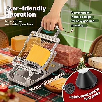 Amazon.co.jp: Huanyu チーズスライサー 多機能 チーズカッター 1CM