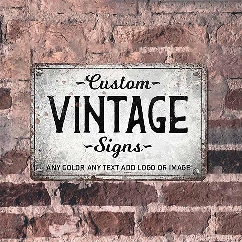 Miniatura 8 de Letrero vintage personalizado, letreros metálicos personalizados, para oficina, negocios, lugar de trabajo, oficina, hogar, letreros de entrega,