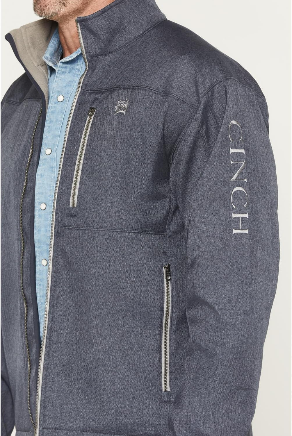 Cinch Men's Conceal Carry Bonded Navy Jacket - Image 3