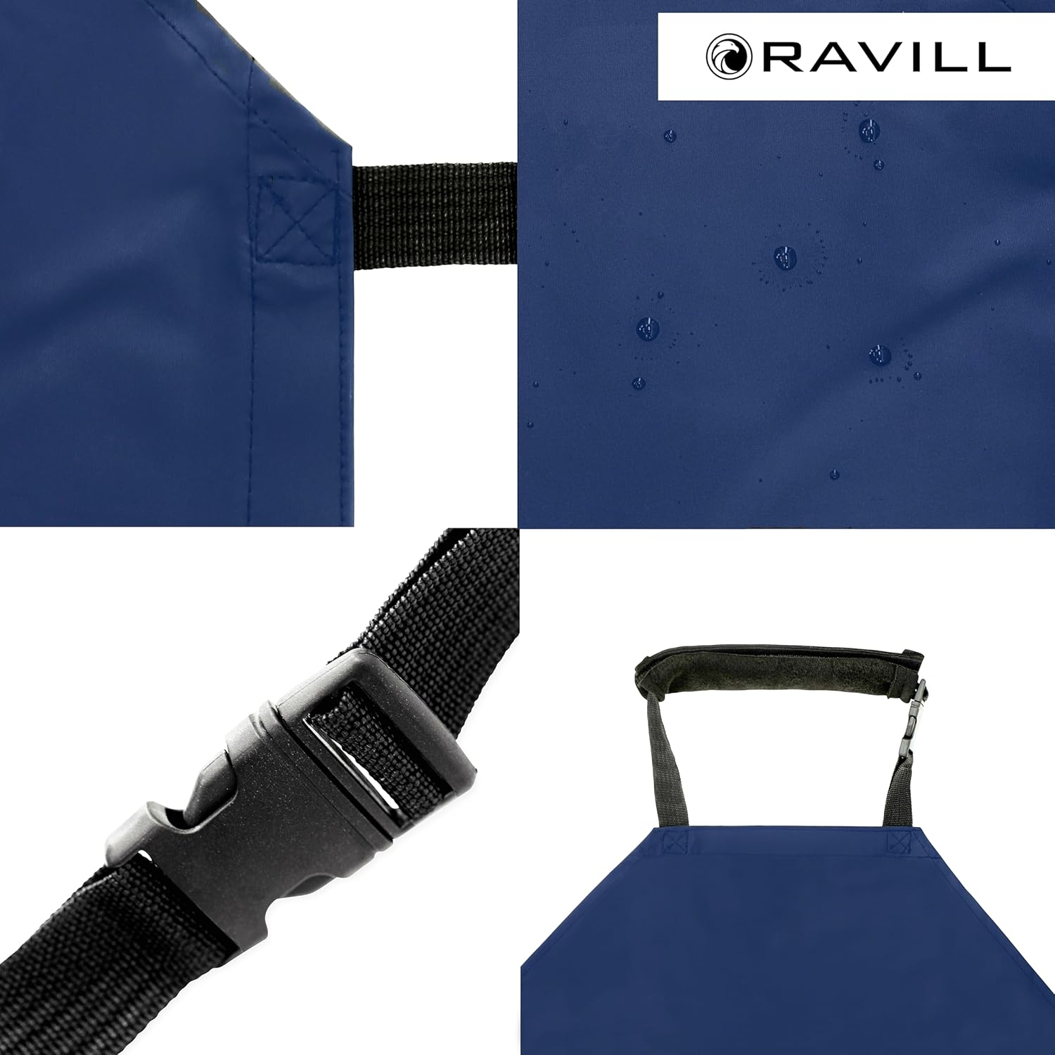 Waterproof Apron For Men and Women - 2 Pockets - 35" Long Multi Purpose Work Aprons for Dishwashing, Dog Grooming