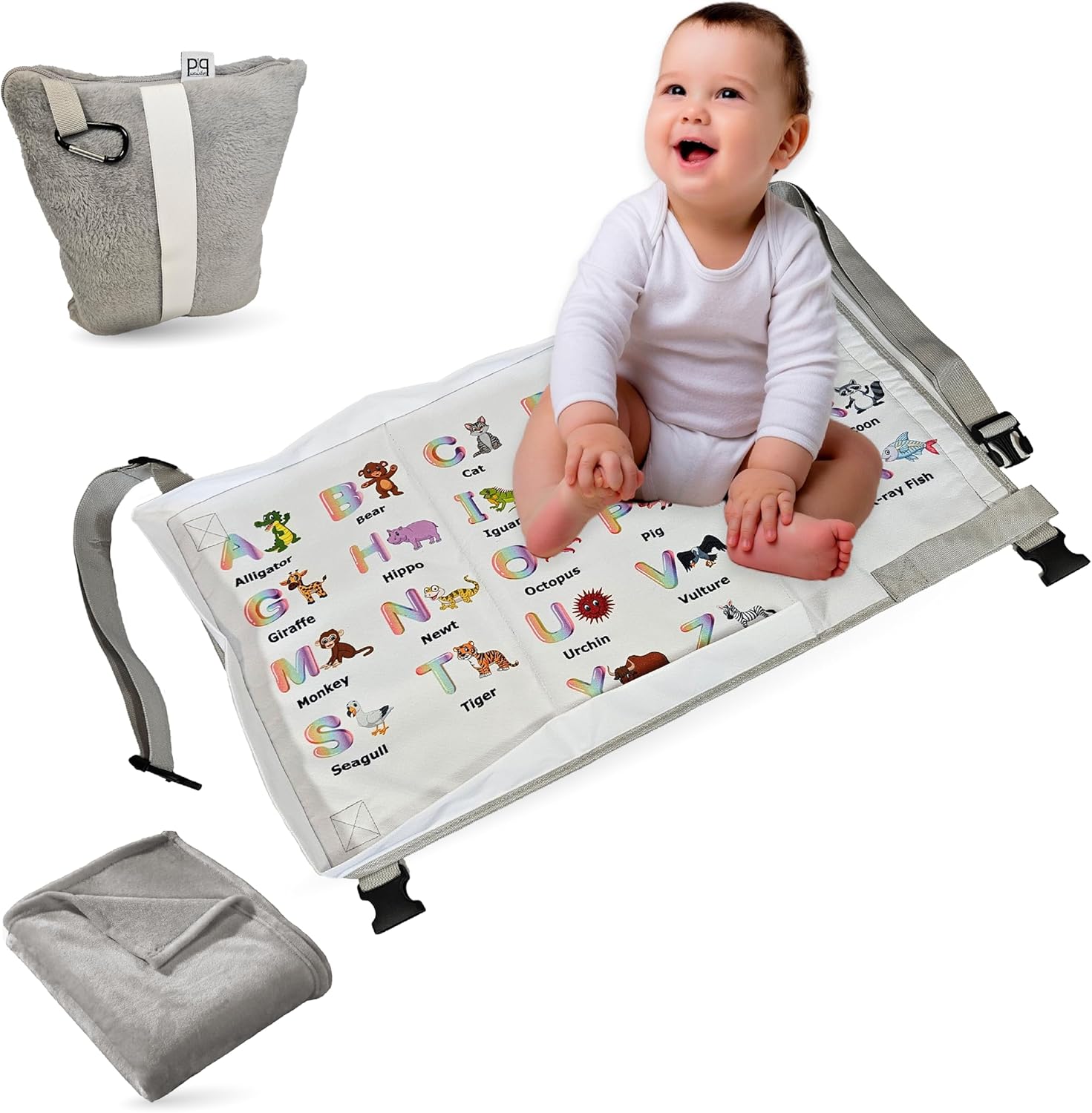 Airplane Seat Extender for Kids. Airplane Travel Essentials. Toddler Travel Essentials. Baby Travel Essentials for Flying. Airplane Footrest. Airplane Must Haves for Toddlers. PQ-Wawitos ABC-Gray