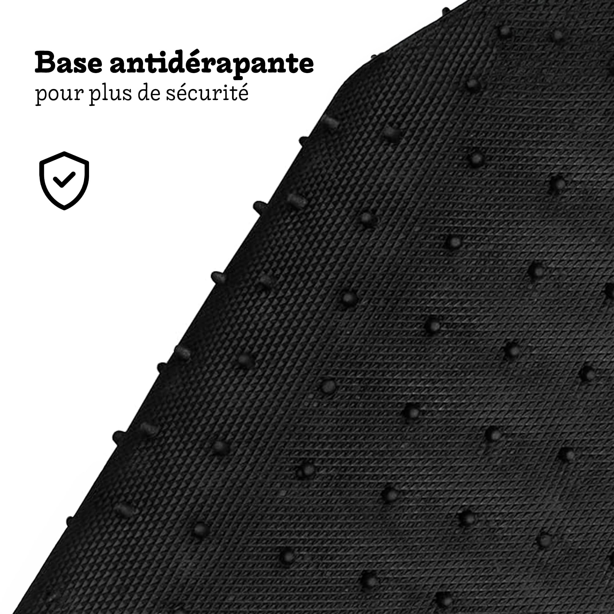 Tapis de Voiture universels, Lot de 4 pièces (2 Avant + 2 arrière), Tapis Moquette pour Sol, Tapis antidérapants, faciles à Nettoyer, Accessoires pour l'intérieur de la Voiture