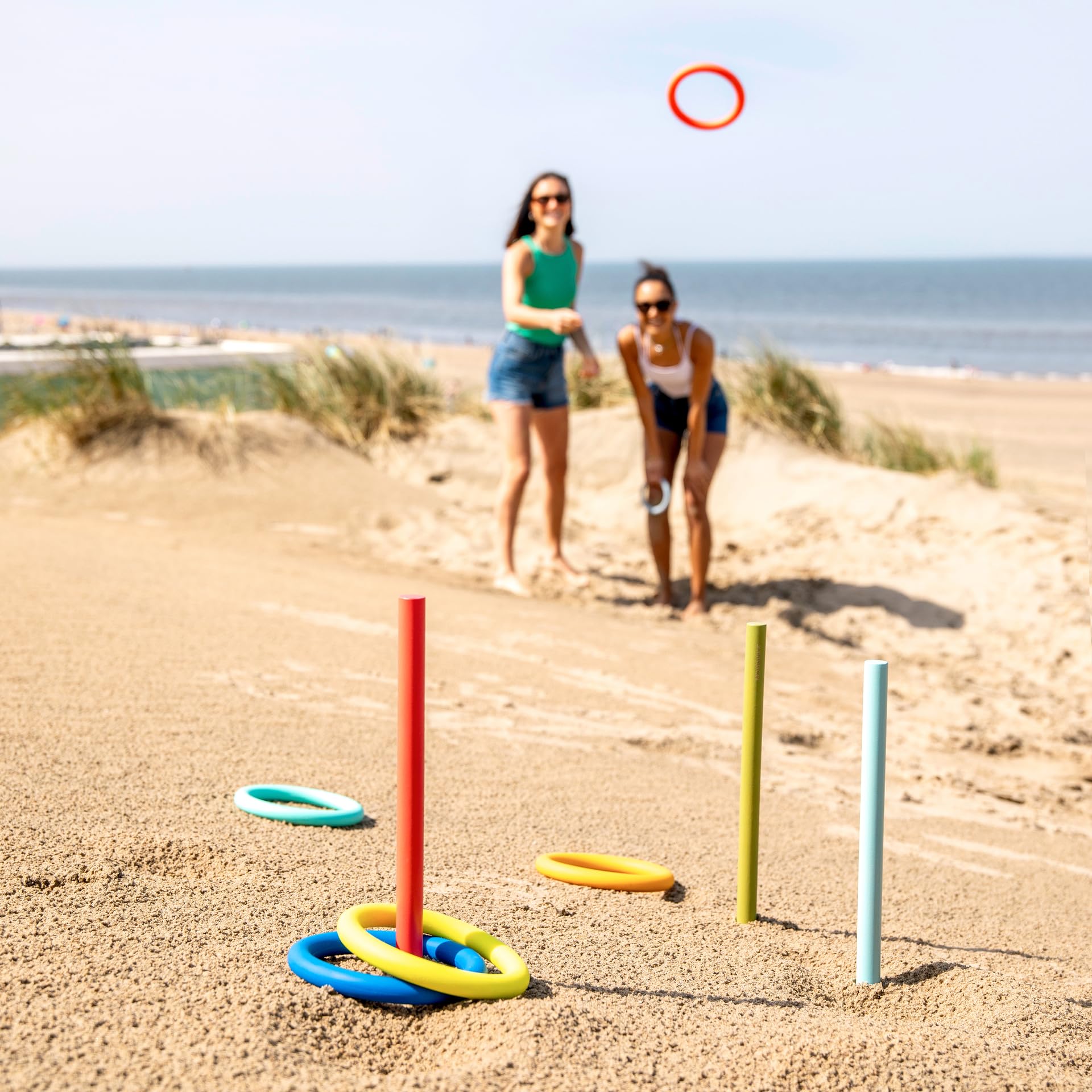 Remember Ringwurfspiel Hoop mit 6 Ringen - aus Birkenholz