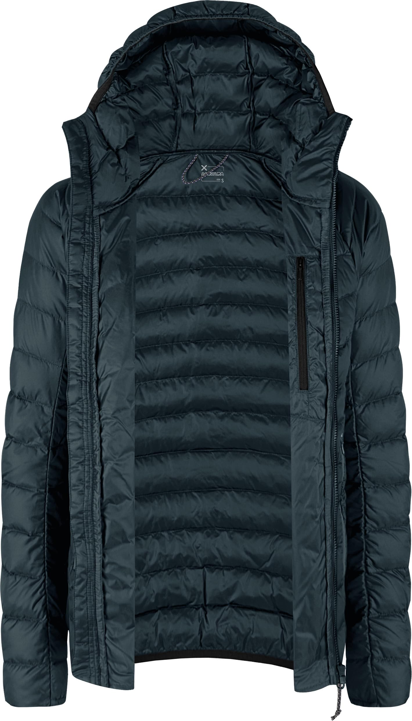 Montura Breeze Hooded Daunenjacke Woman Blueberry, Größe S, Wanderjacke für Damen