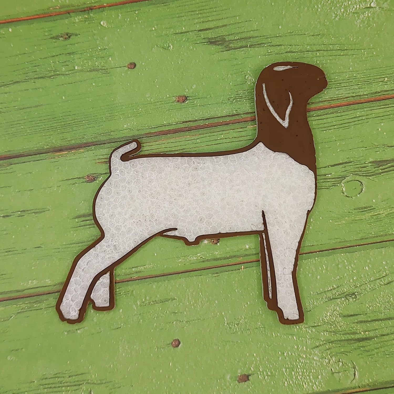 Show Goat - Silicone Freshie Mold - Medium - 5.25" x 5" -