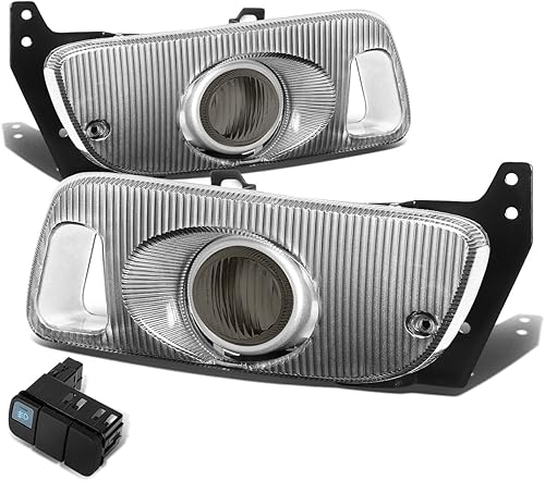 Miniatura 7 de Lámpara de luz antiniebla de conducción con lente ámbar con interruptor compatible con Honda Civic Coupe Hatchback 23 puertas 1992-1995