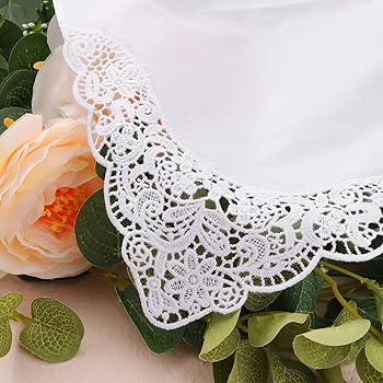 Fazzoletti In Cotone Pettinato HOULIFE - Motivo Floreale, 45x45cm, Set 4 O 8 Pezzi - Foto 9