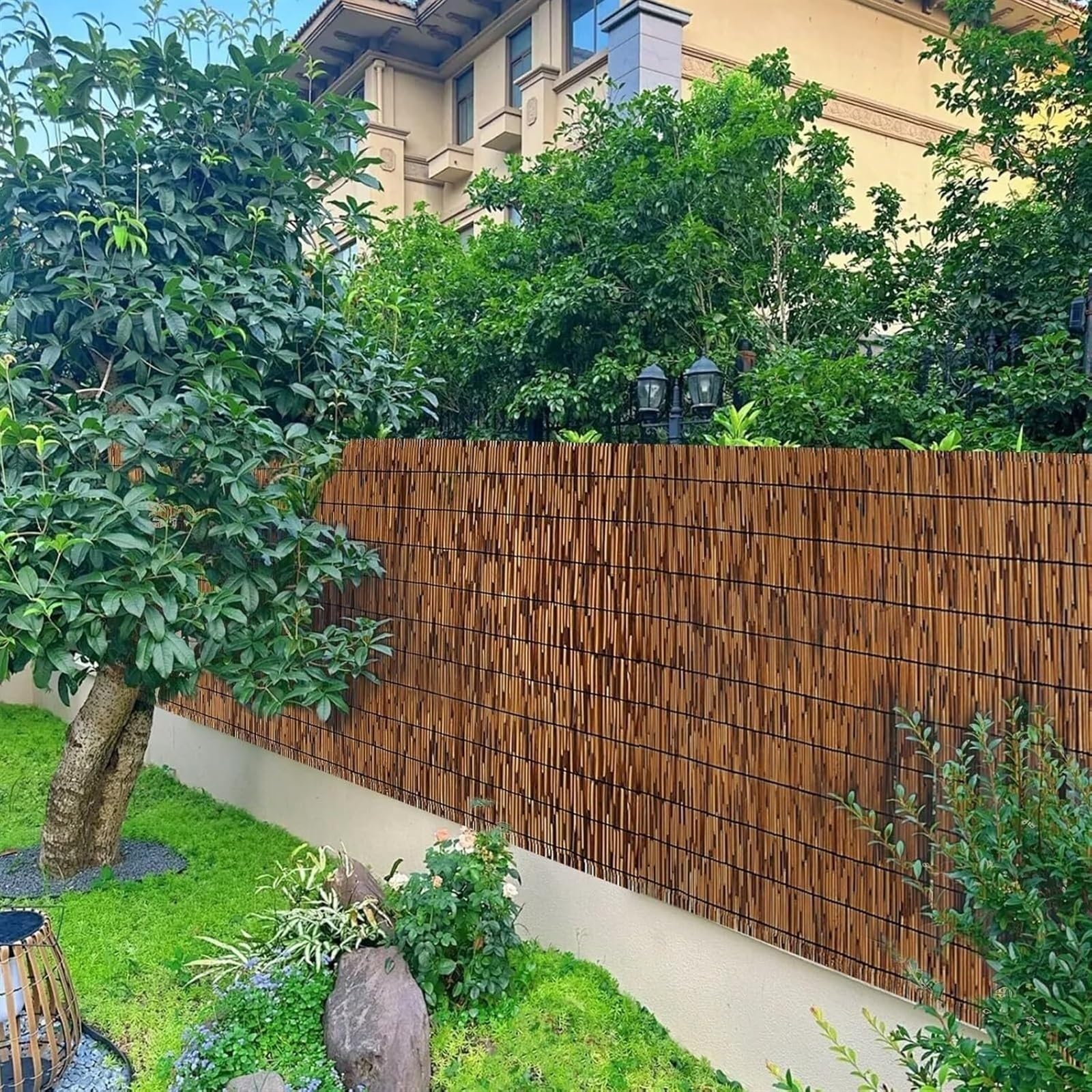 BZCKBZ Sichtschutz Aus Bambus, Sichtschutzzaun Schilfrohrmatte Gartenzaun   100 cm X 300 cm, 120 cm X 400 cm, 130 cm X 500 cm   Schilfzaun(130x400cm(4.3x13.1FT)) : Amazon.de: Garten